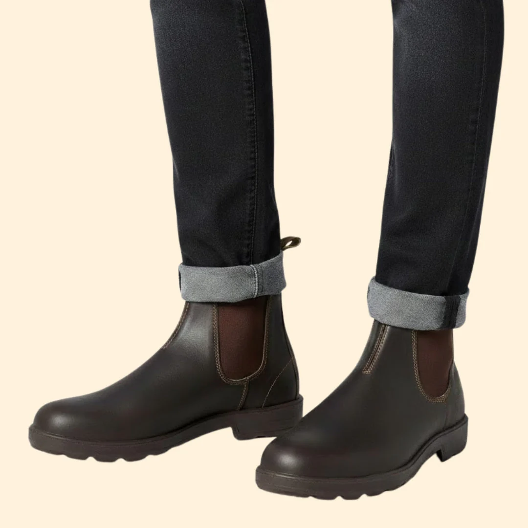 Men’s Chelsea Boots with Elastic Sides - Image 4