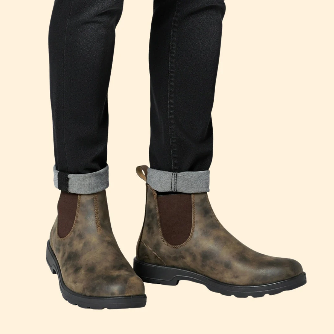 Men’s Chelsea Boots with Elastic Sides - Image 7