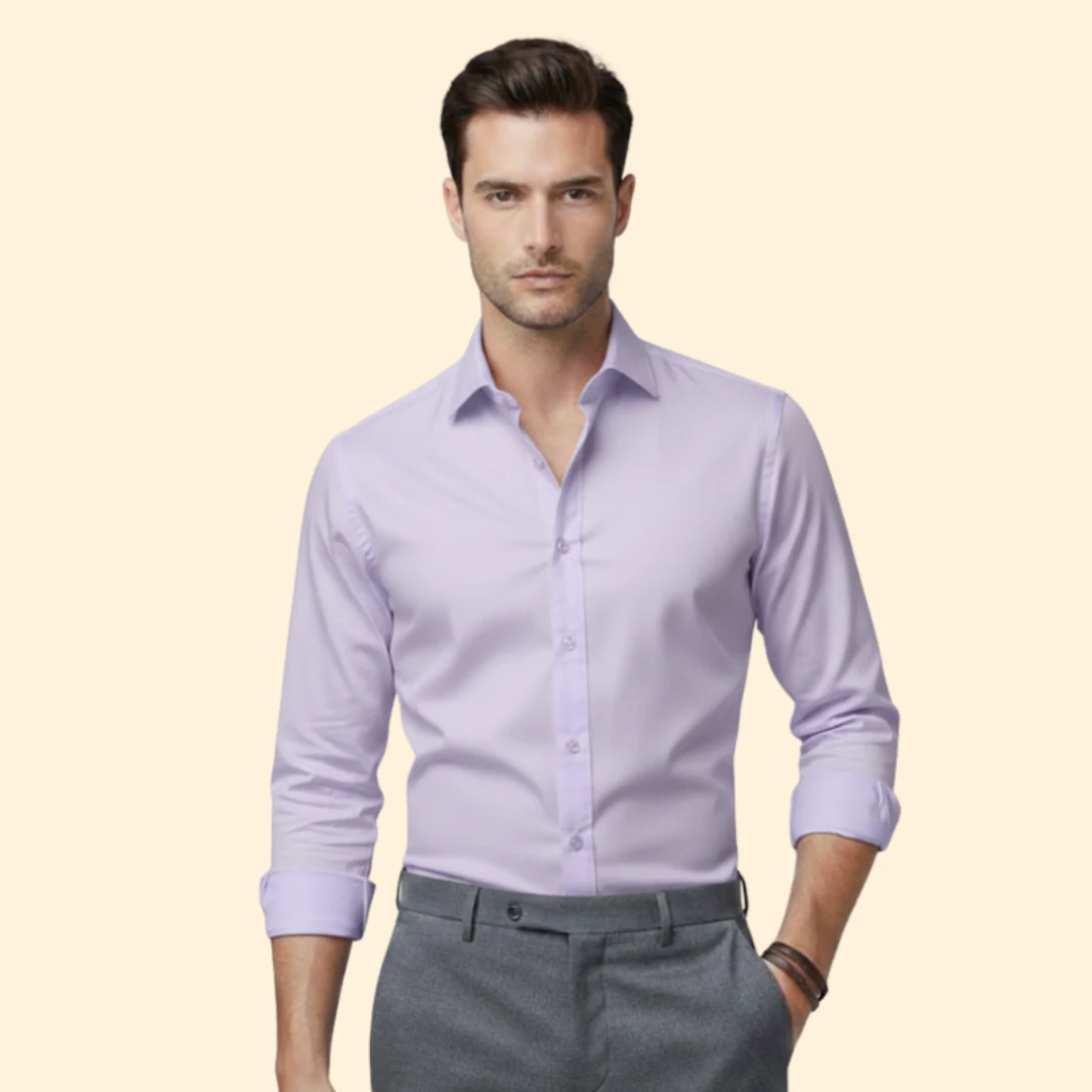 Tommy Men’s Classic Fit Shirt with Button Closure - Image 10