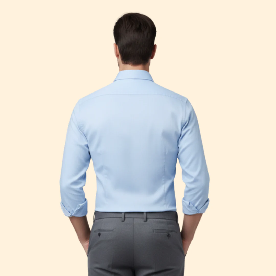 Tommy Men’s Classic Fit Shirt with Button Closure - Image 4