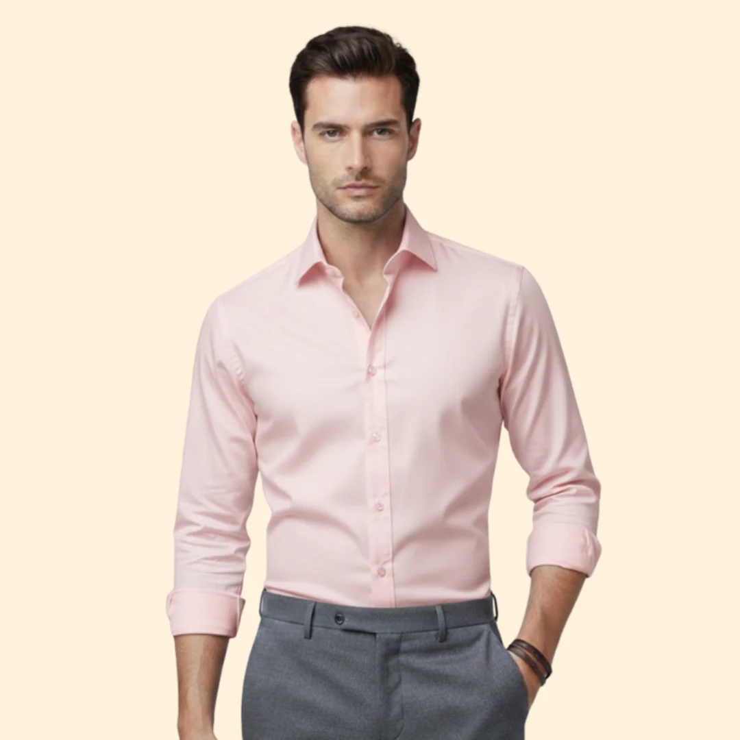 Tommy Men’s Classic Fit Shirt with Button Closure - Image 9
