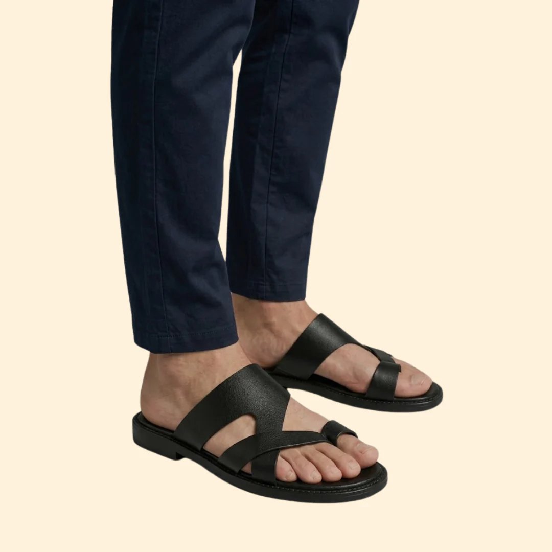Men's Crisscross Strap Sandals - Image 4