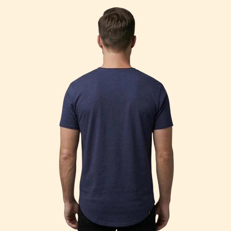 Men's Essential Soft Touch Round Neck T-Shirt - Image 4