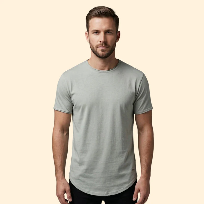 Men's Essential Soft Touch Round Neck T-Shirt - Image 6