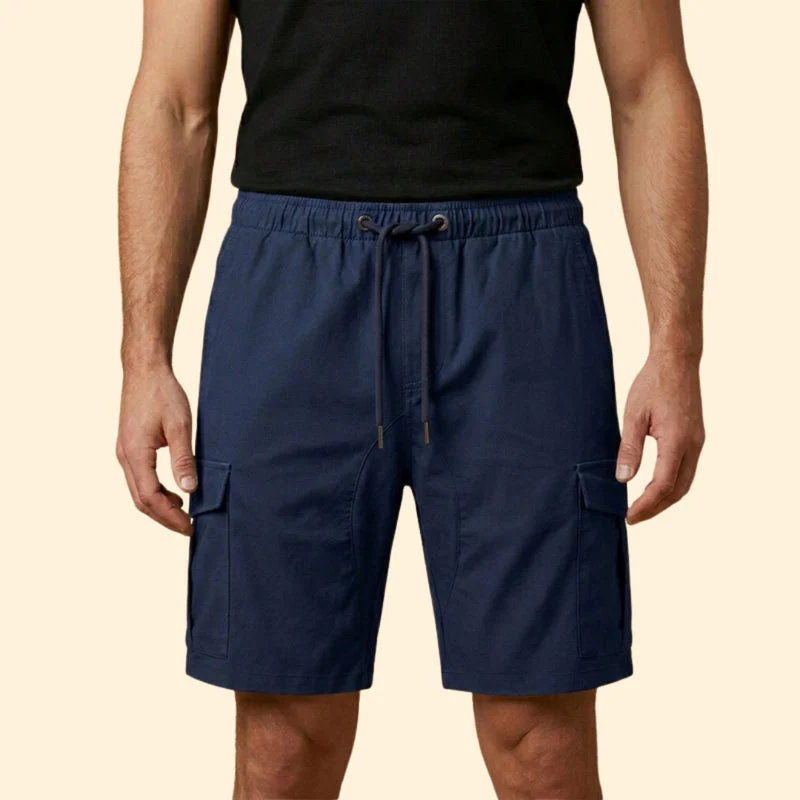 Men’s Functional Cargo Shorts with Drawstring Closure - Image 11