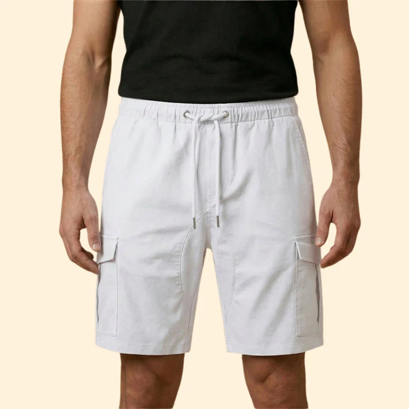 Men’s Functional Cargo Shorts with Drawstring Closure - Image 12
