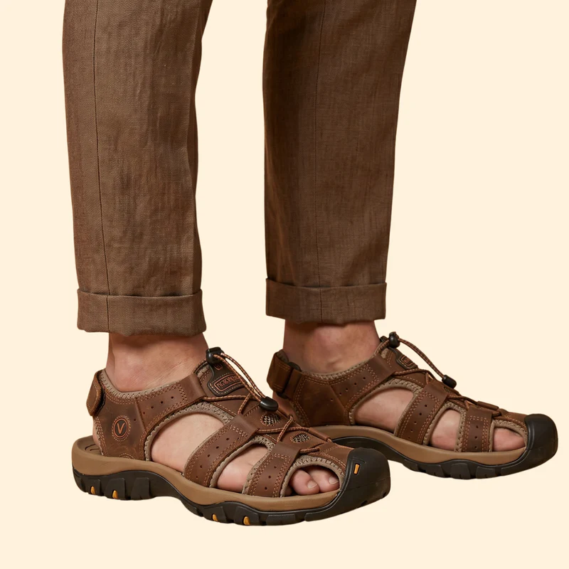 Men's Hiking Sandals with Bungee - Image 3
