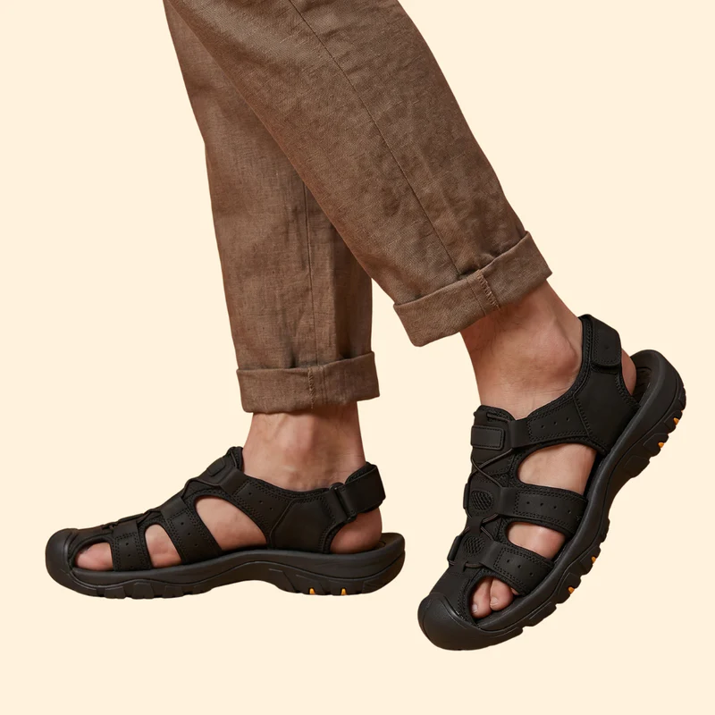 Men's Hiking Sandals with Bungee - Image 7