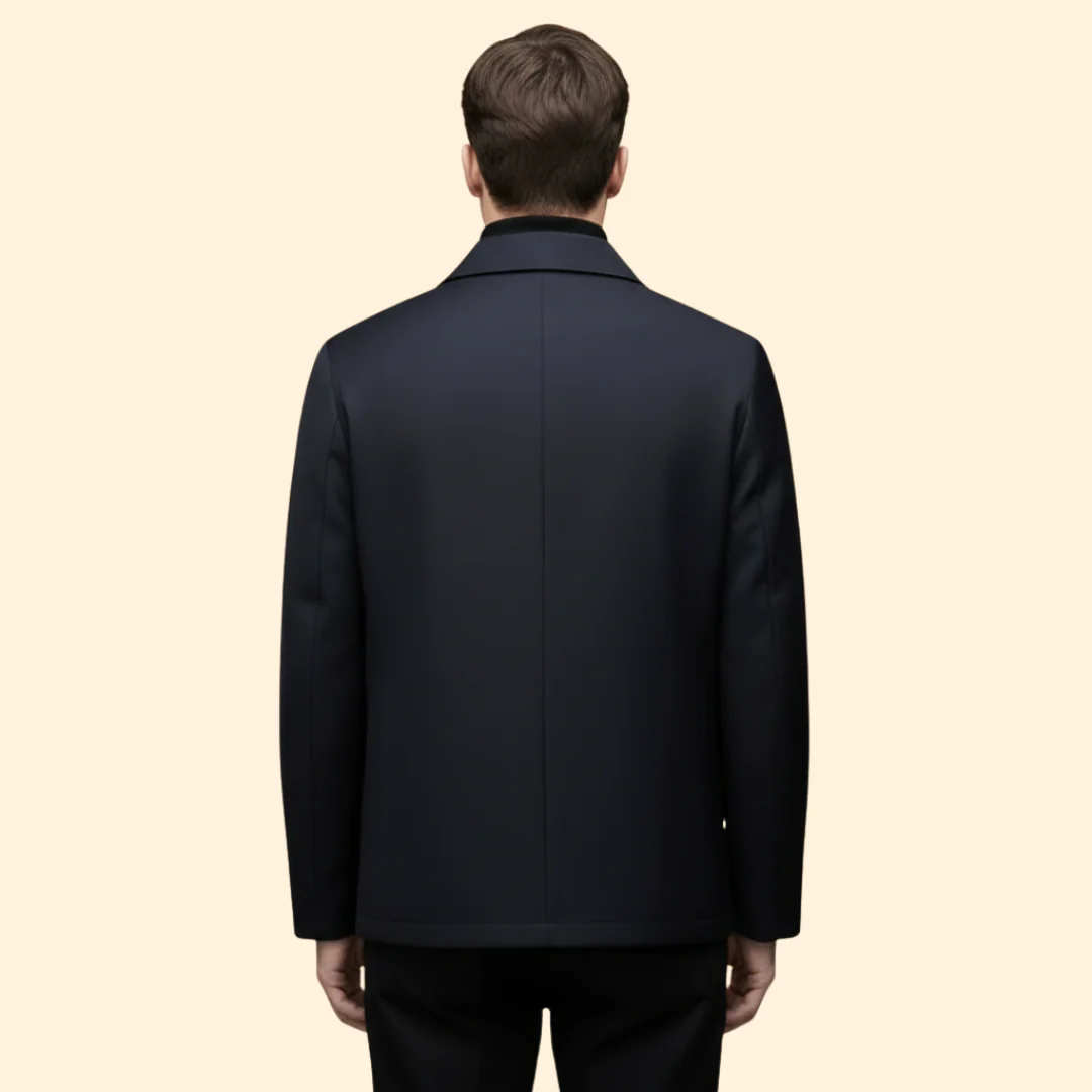 Men’s Jacket with Front Zip Closure - Image 4