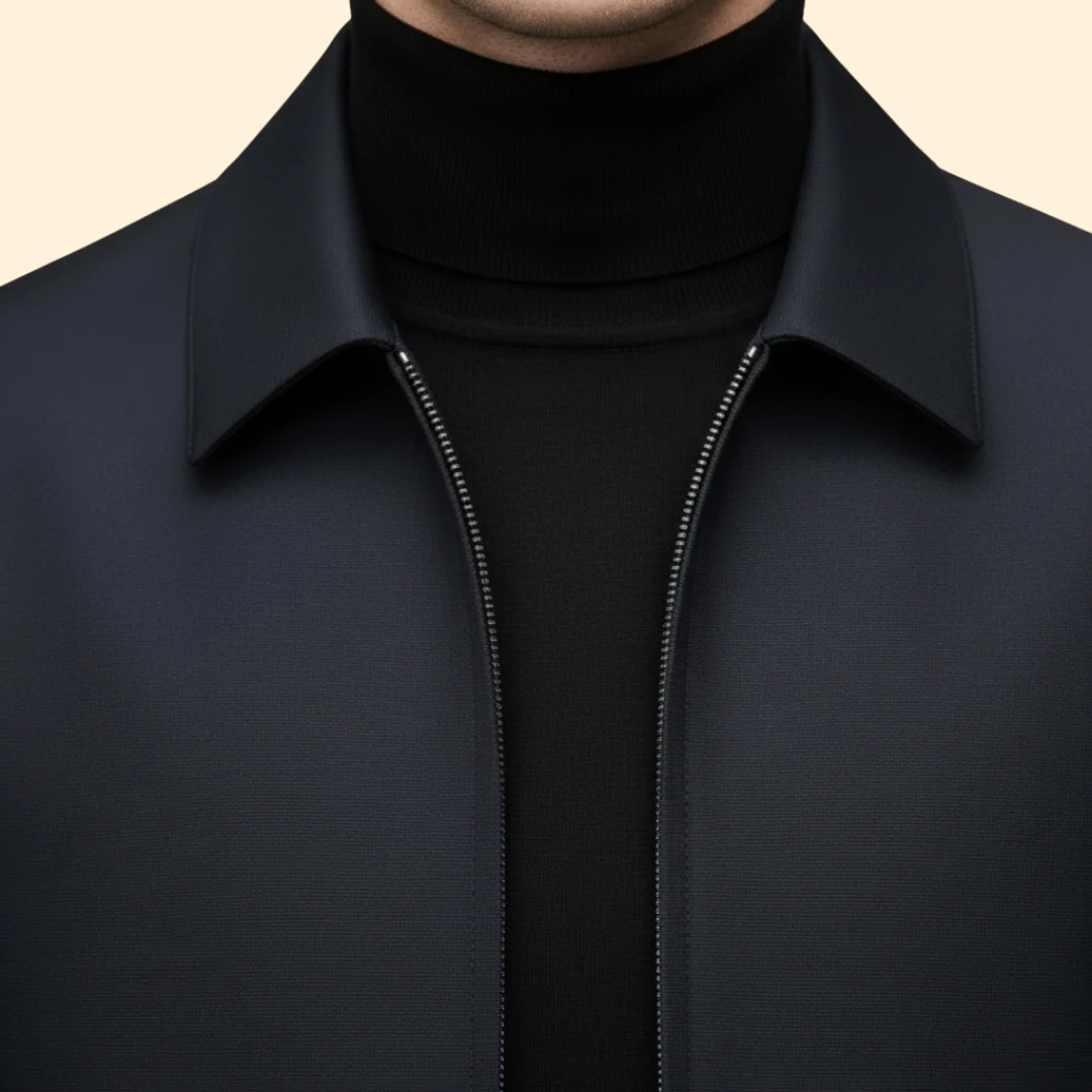 Men’s Jacket with Front Zip Closure - Image 6