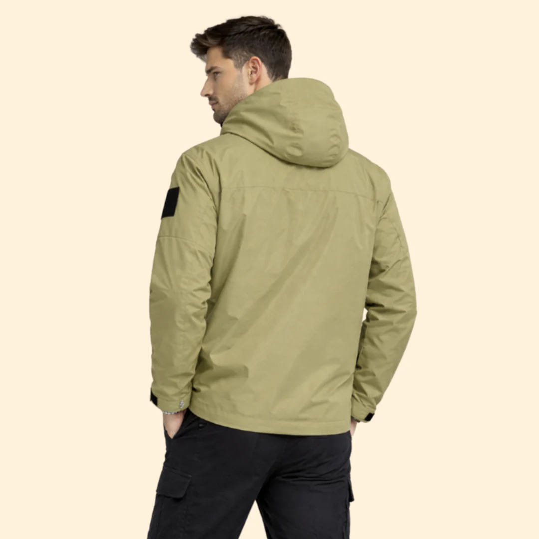 Men’s Jacket with Hood and Multiple Pockets - Image 5