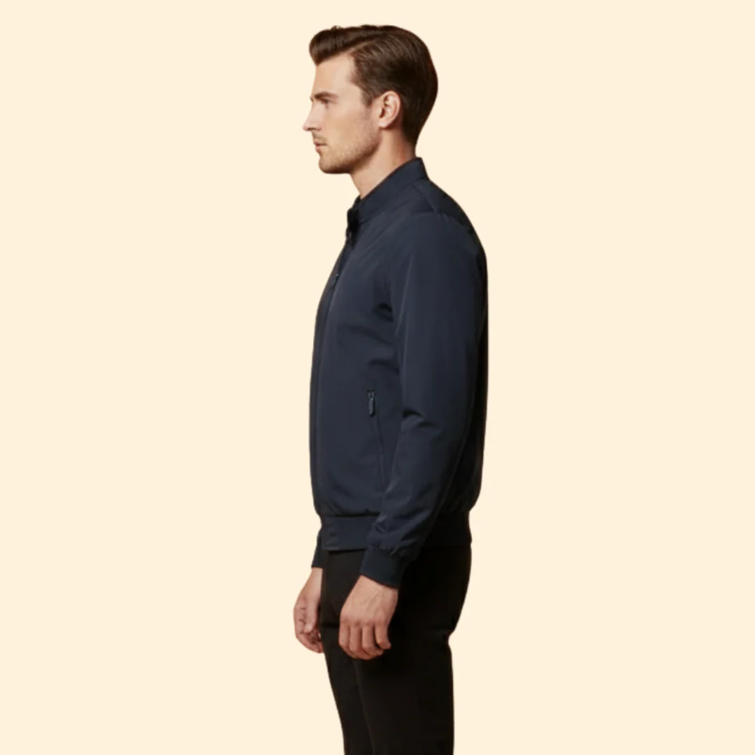 Men’s Jacket with Stand Collar - Image 5