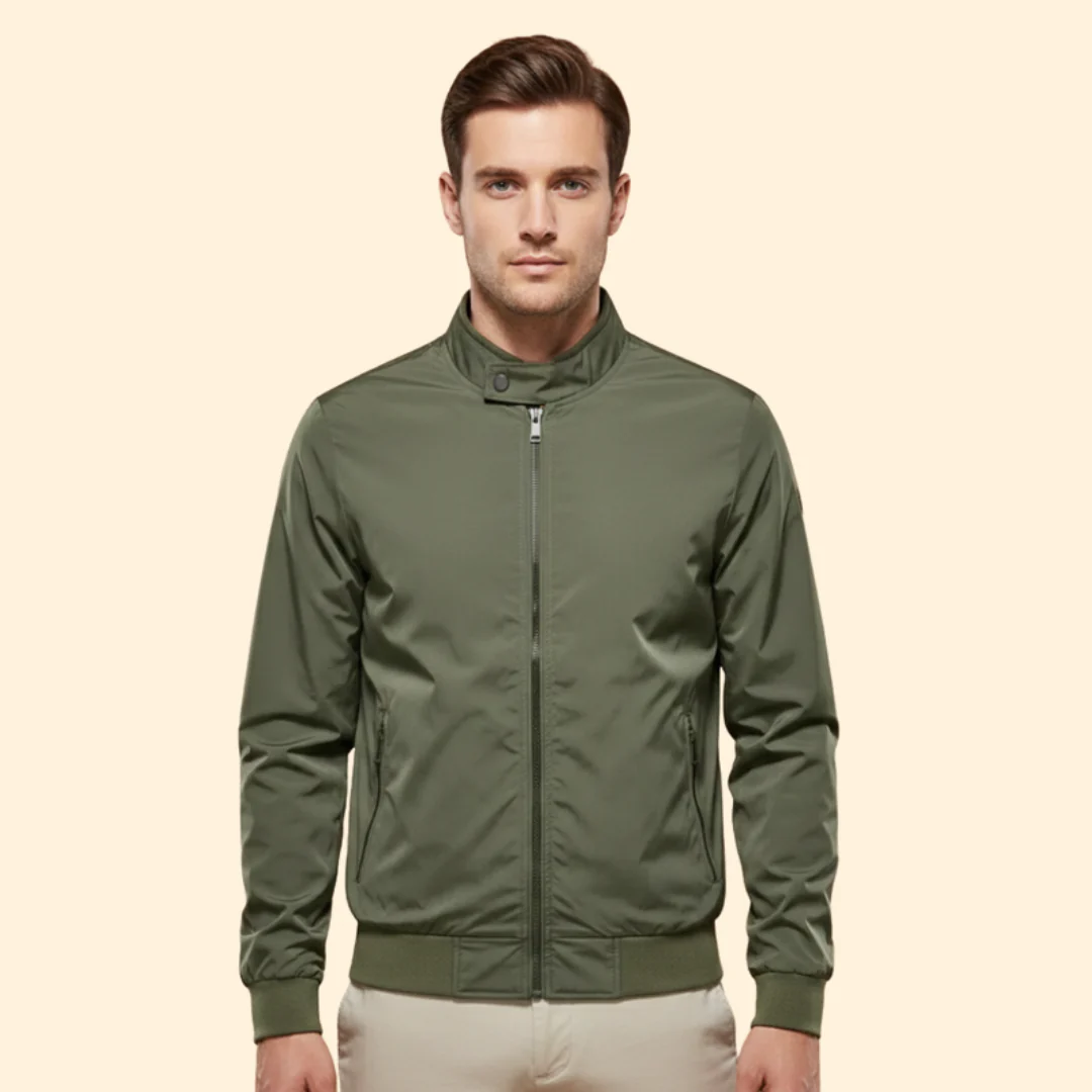 Men’s Jacket with Stand Collar - Image 7