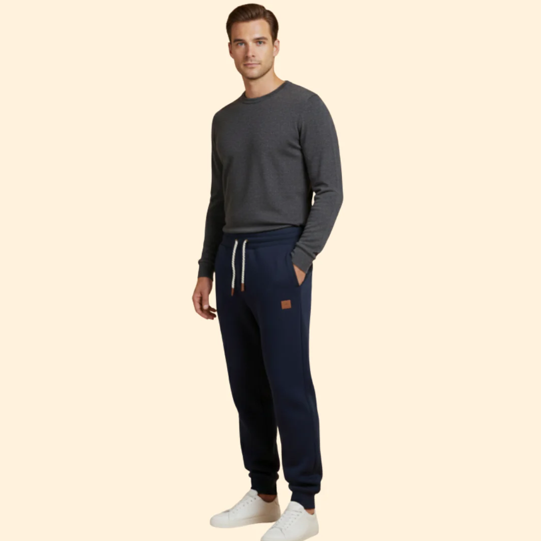 Men’s Jogger Pants with Elastic Waistband - Image 3