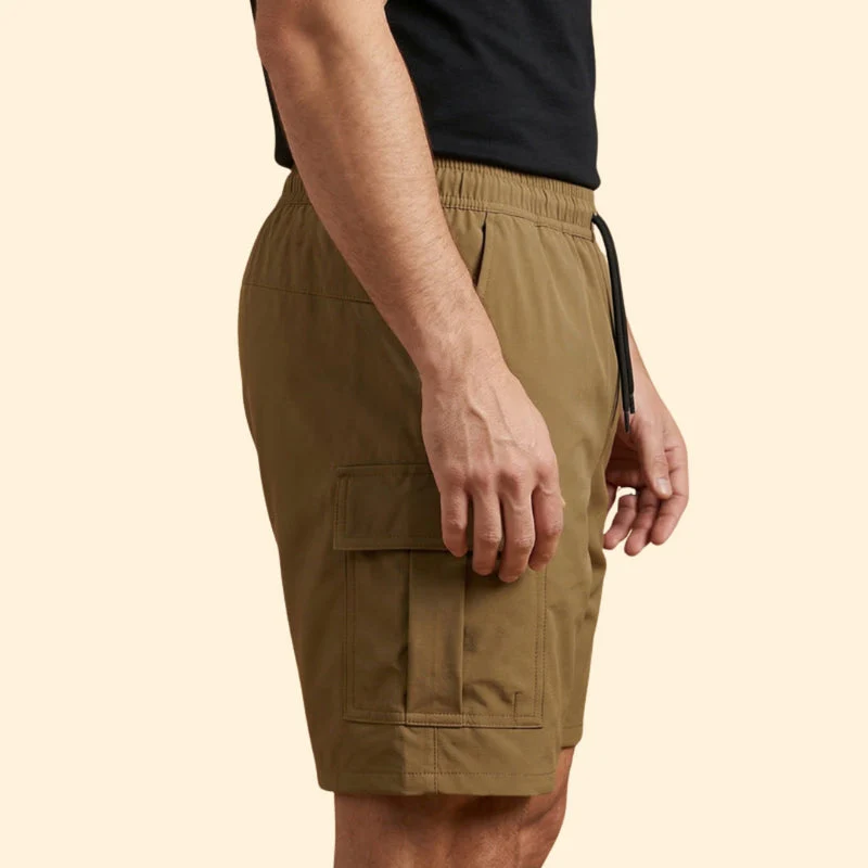 Men’s Lightweight Cargo Shorts with Drawstring Closure - Image 5