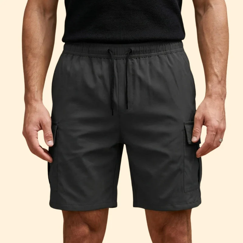 Men’s Lightweight Cargo Shorts with Drawstring Closure - Image 8