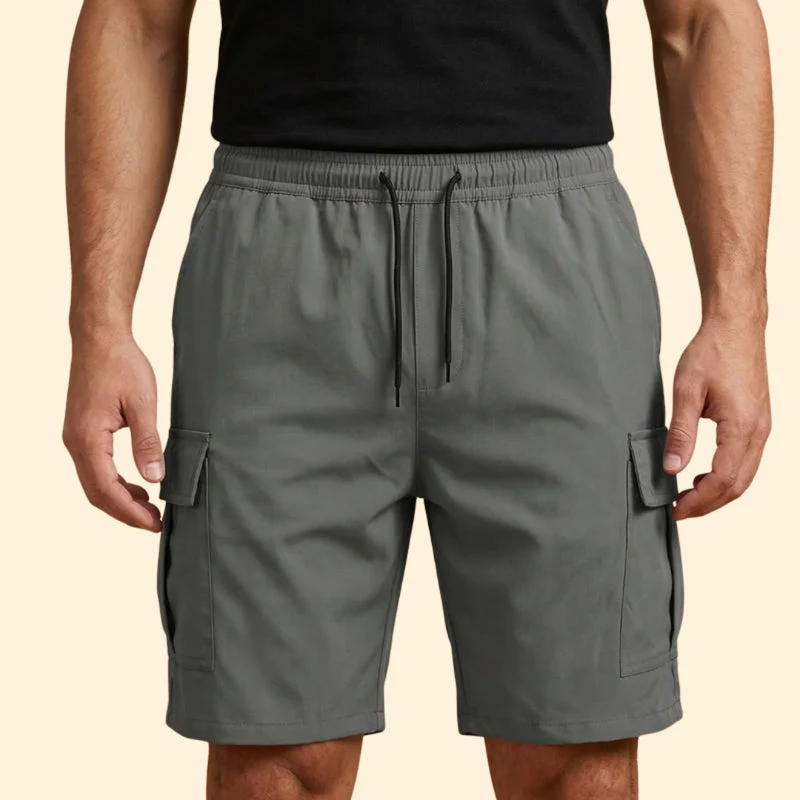 Men’s Lightweight Cargo Shorts with Drawstring Closure - Image 9