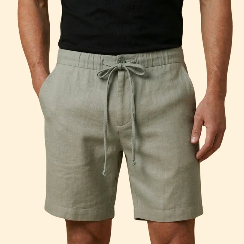 Men’s Lightweight Shorts with Belted Waist - Image 10