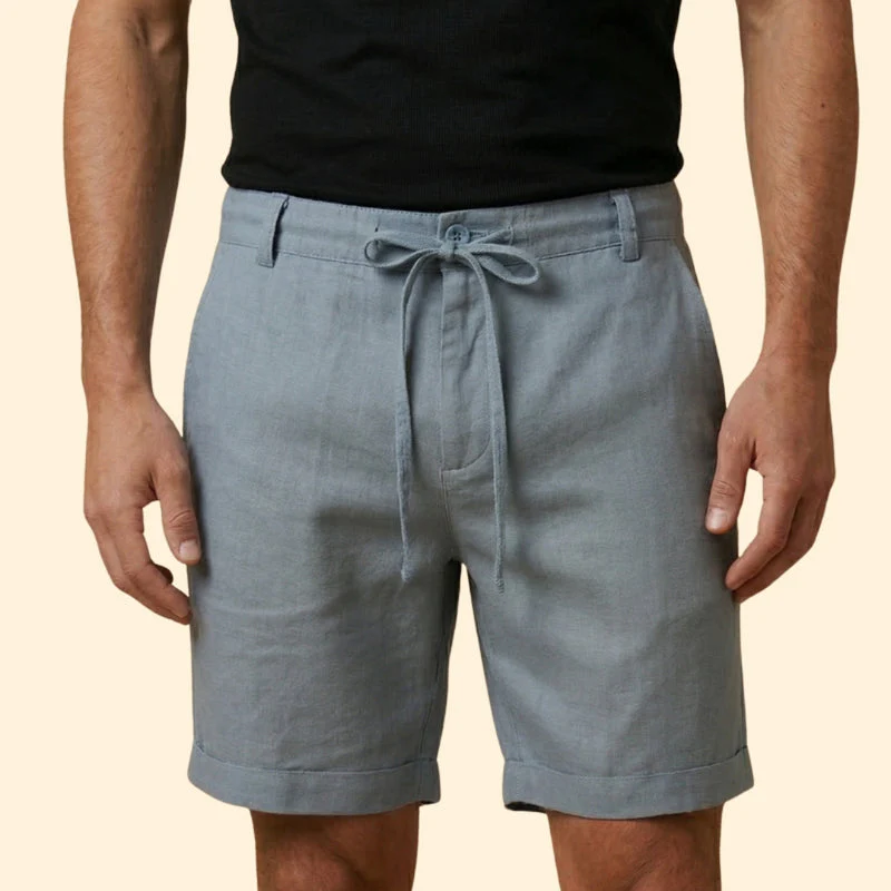 Men’s Lightweight Shorts with Belted Waist - Image 13