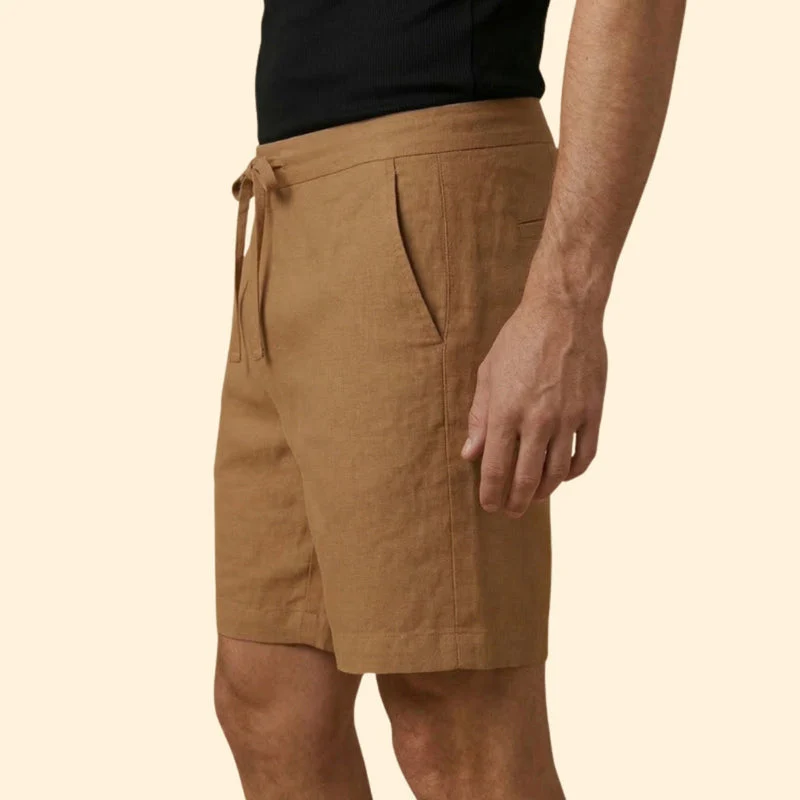 Men’s Lightweight Shorts with Belted Waist - Image 3