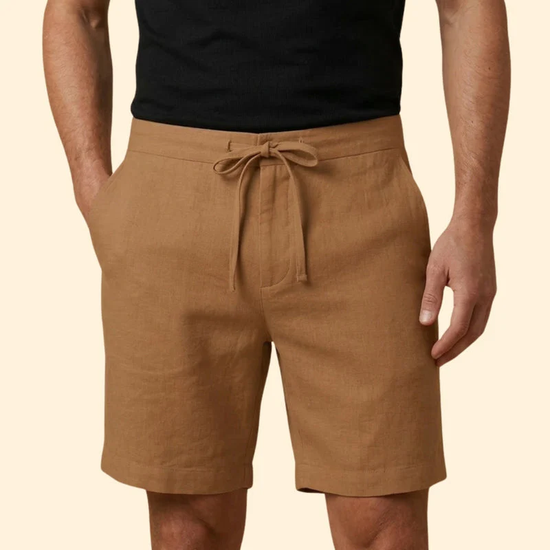 Men’s Lightweight Shorts with Belted Waist - Image 5