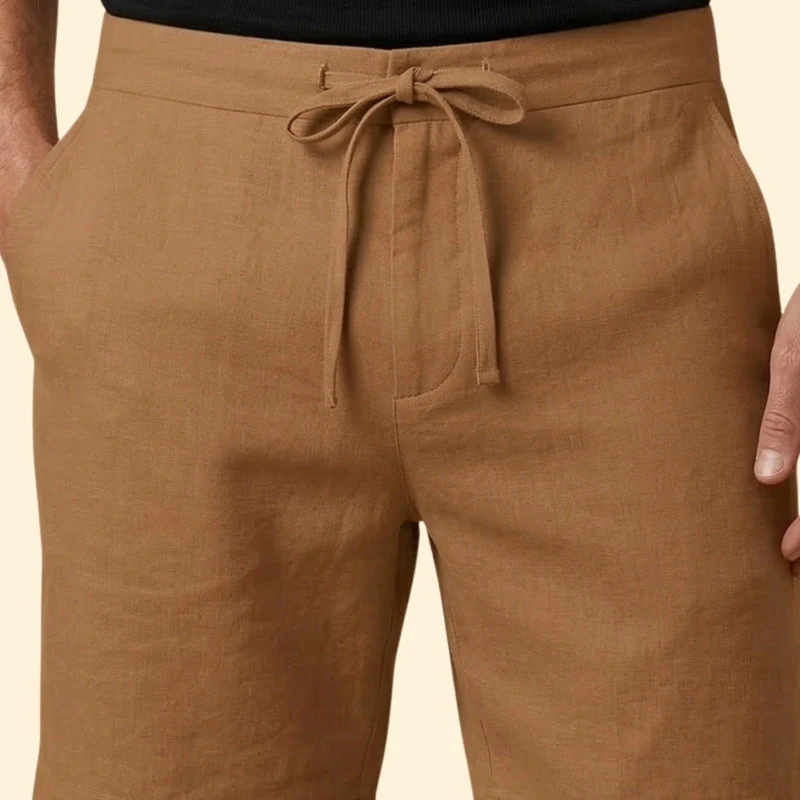 Men’s Lightweight Shorts with Belted Waist - Image 7