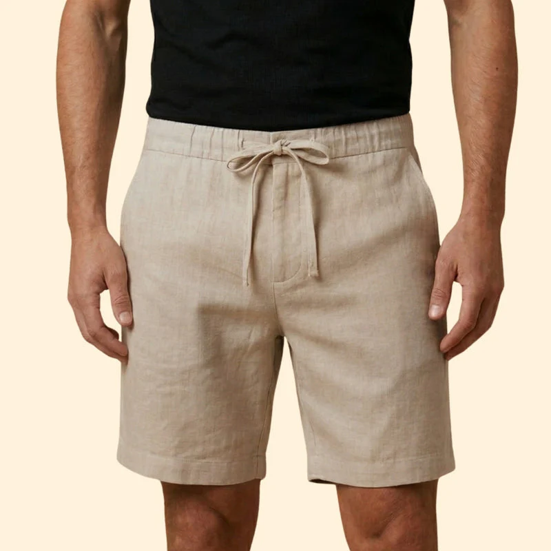 Men’s Lightweight Shorts with Belted Waist - Image 8