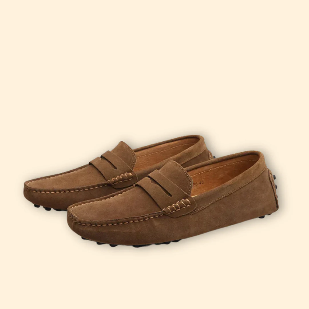 Men’s Loafers with Smooth Suede Upper