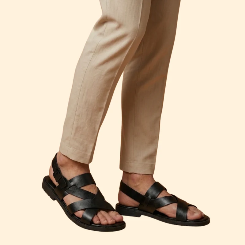 Men's Mesh Sandals with Strap - Image 6