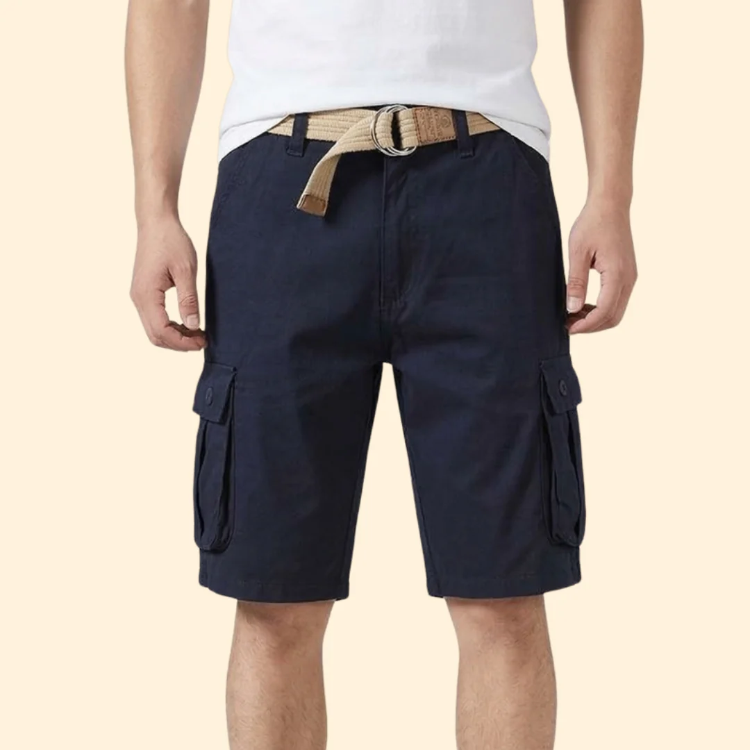 Men’s Outdoor Cargo Shorts with Belted Waist - Image 10