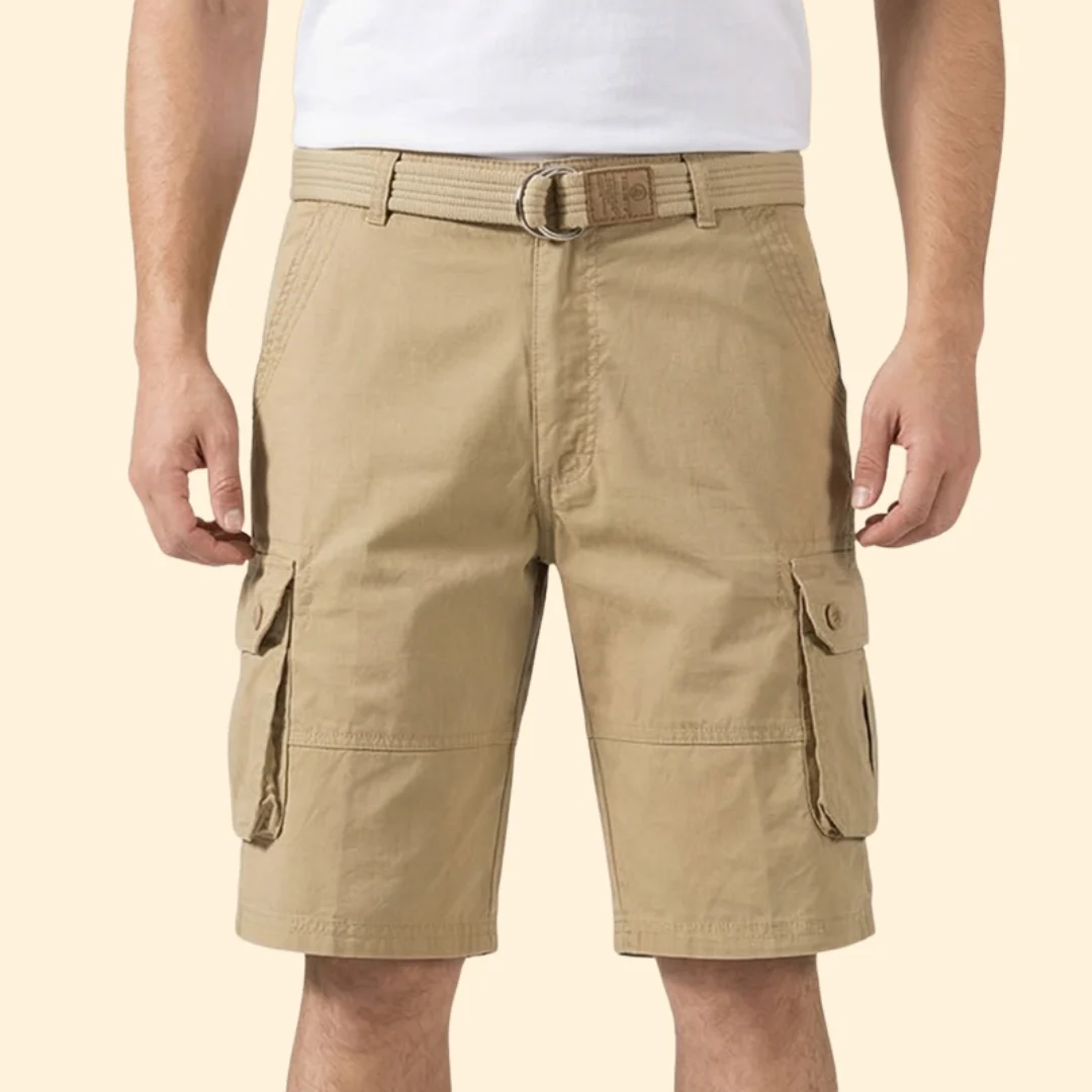 Men’s Outdoor Cargo Shorts with Belted Waist - Image 11