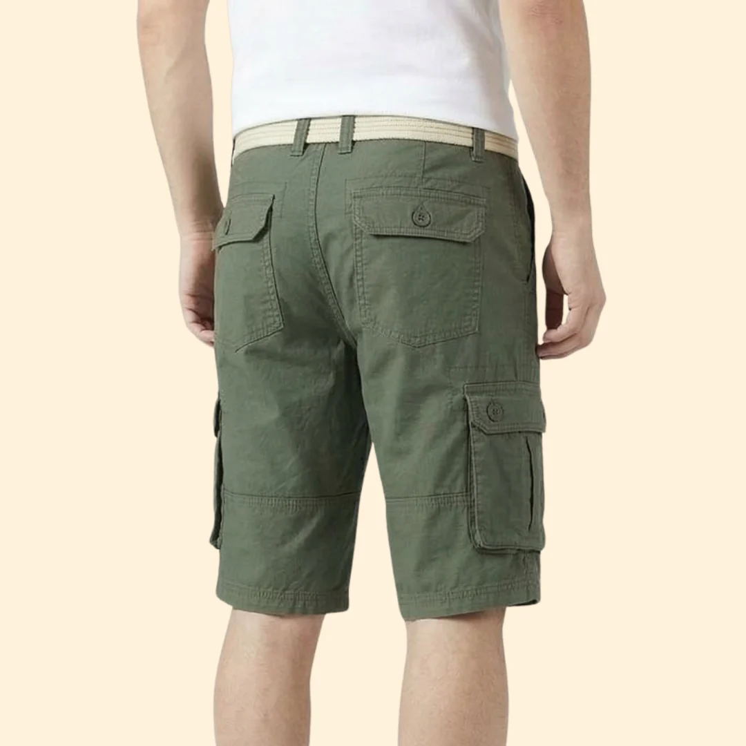 Men’s Outdoor Cargo Shorts with Belted Waist - Image 5