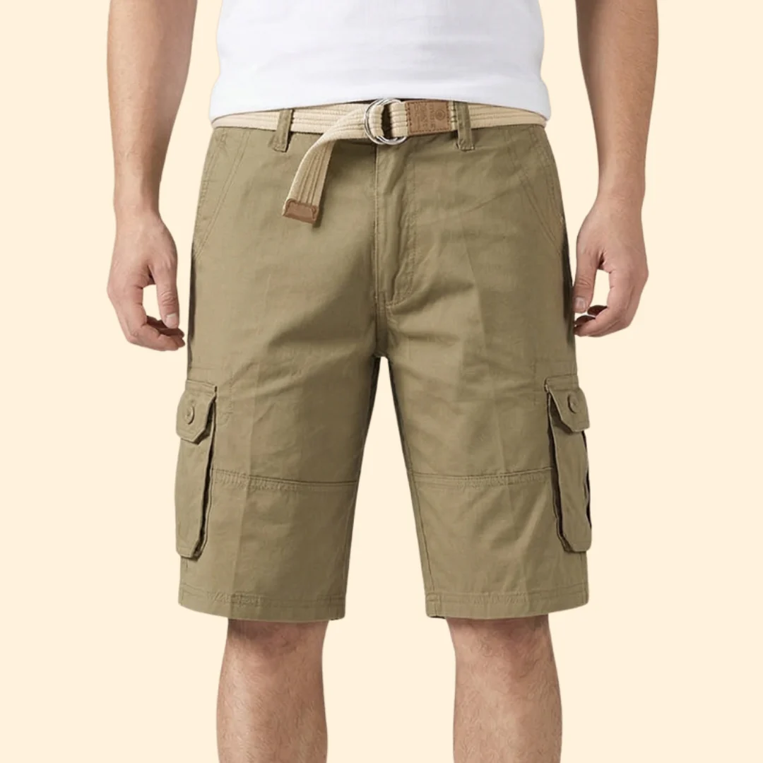 Men’s Outdoor Cargo Shorts with Belted Waist - Image 6