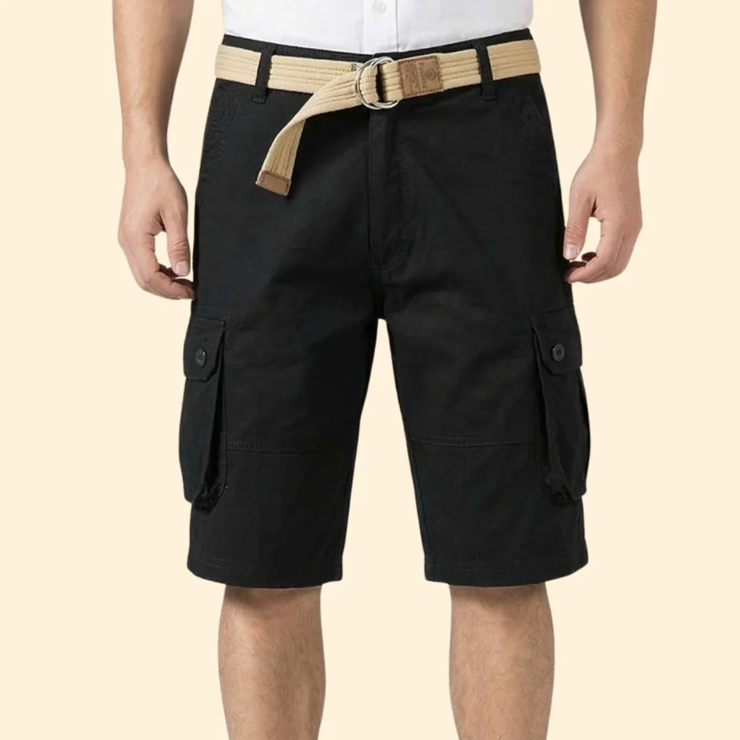Men’s Outdoor Cargo Shorts with Belted Waist - Image 7