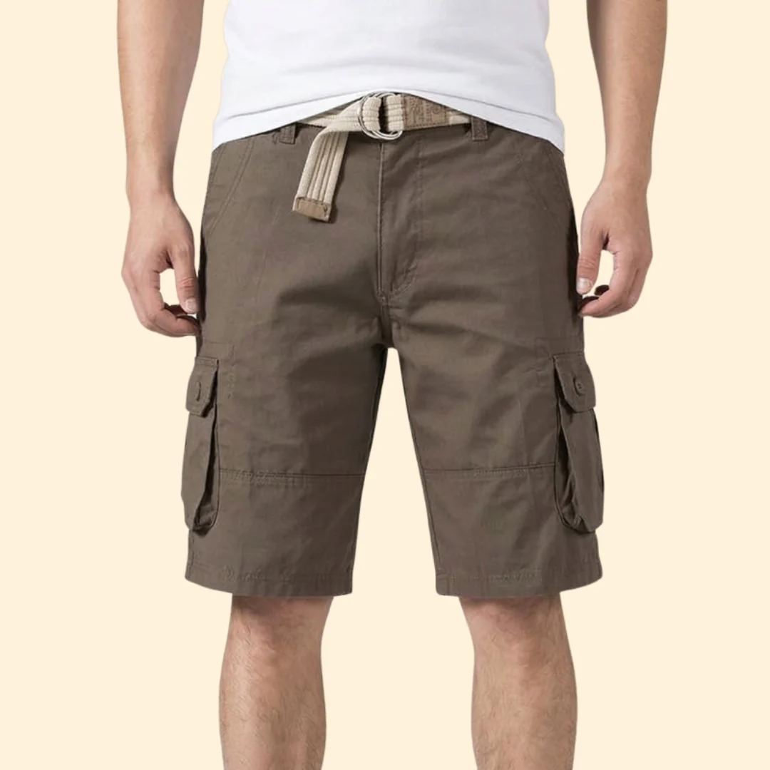 Men’s Outdoor Cargo Shorts with Belted Waist - Image 8