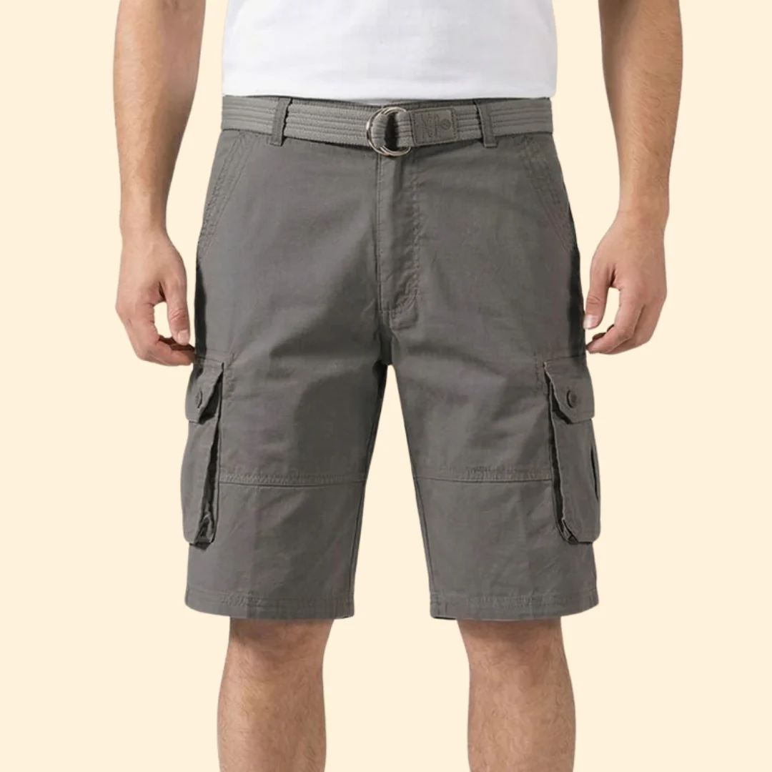 Men’s Outdoor Cargo Shorts with Belted Waist - Image 9