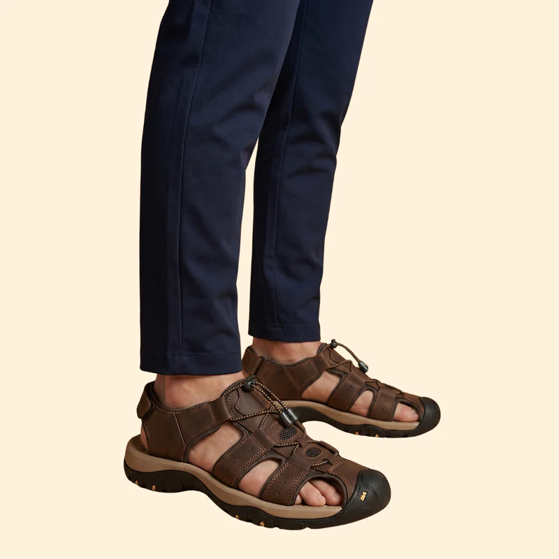 Men's Outdoor Sandals with Toe Cap - Image 5
