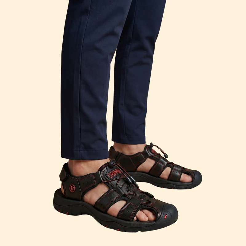 Men's Outdoor Sandals with Toe Cap - Image 6