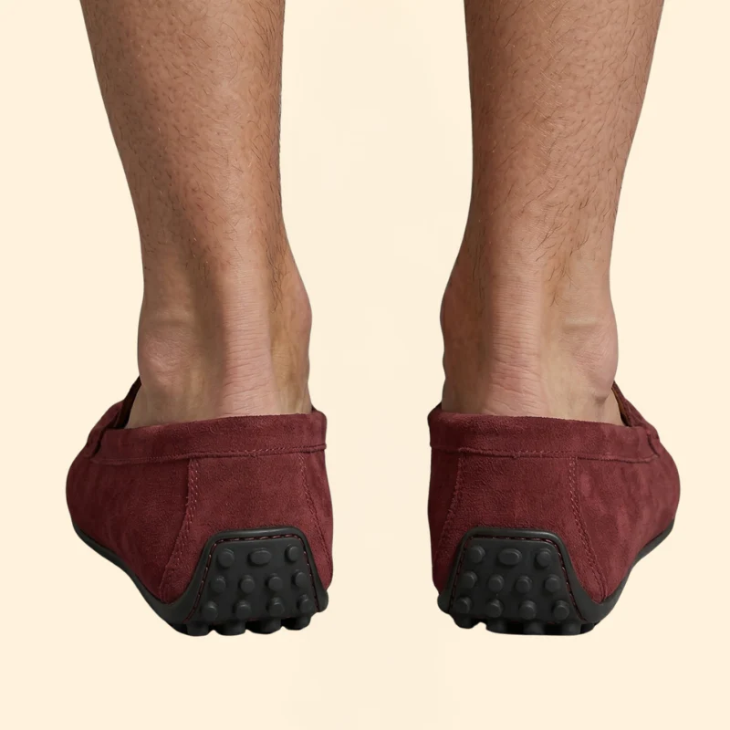 Men’s Penny Loafers with Suede Finish - Image 6