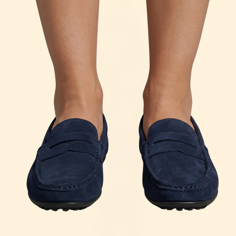 Men’s Penny Loafers with Suede Finish - Image 8