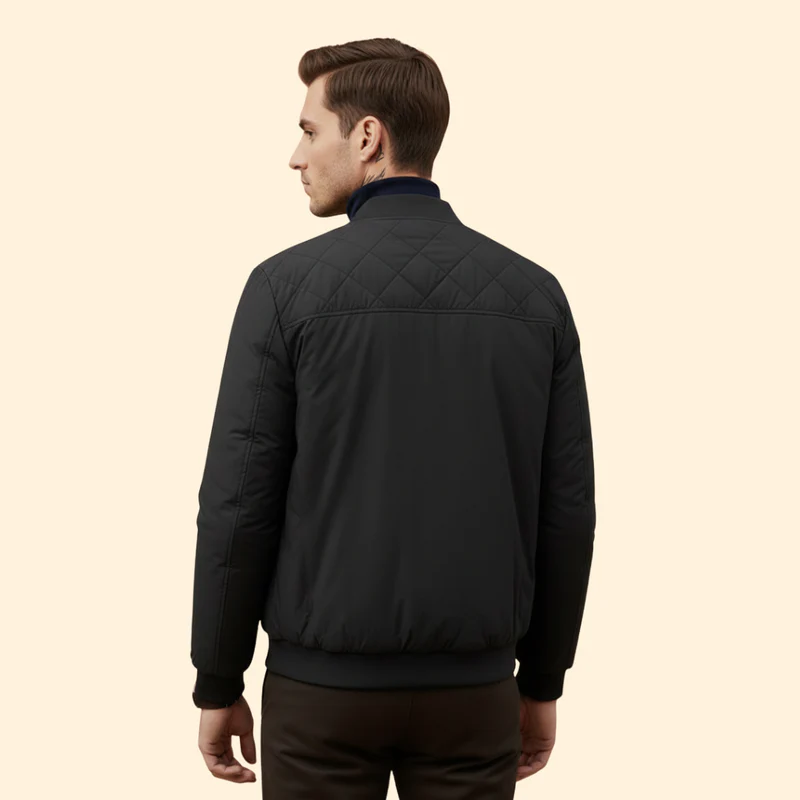 Men’s Polyester Bomber Jacket - Image 4