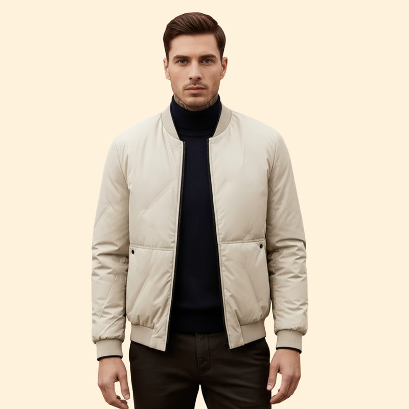 Men’s Polyester Bomber Jacket - Image 6