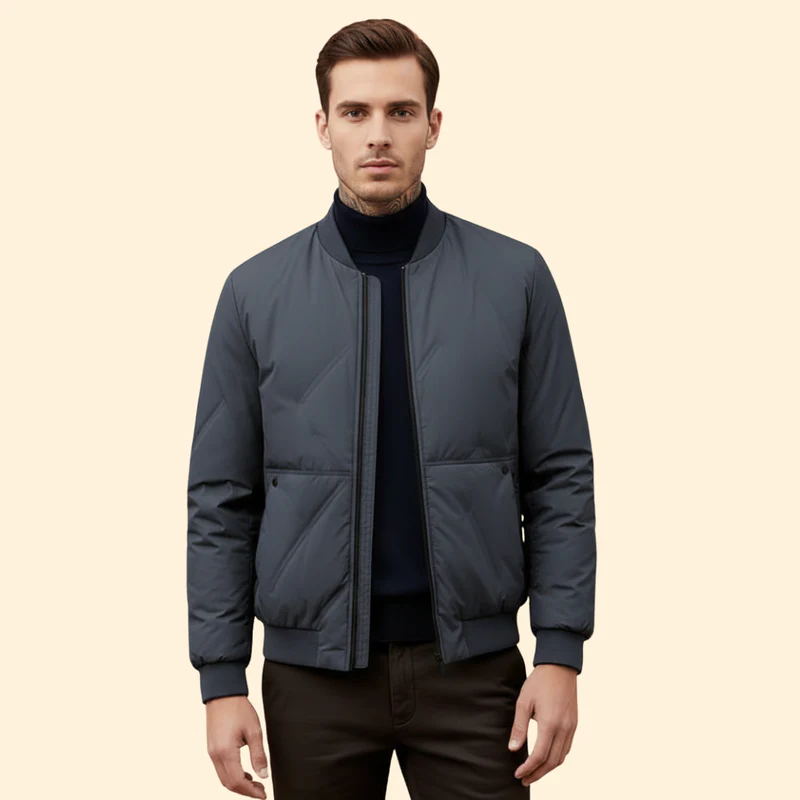 Men’s Polyester Bomber Jacket - Image 8