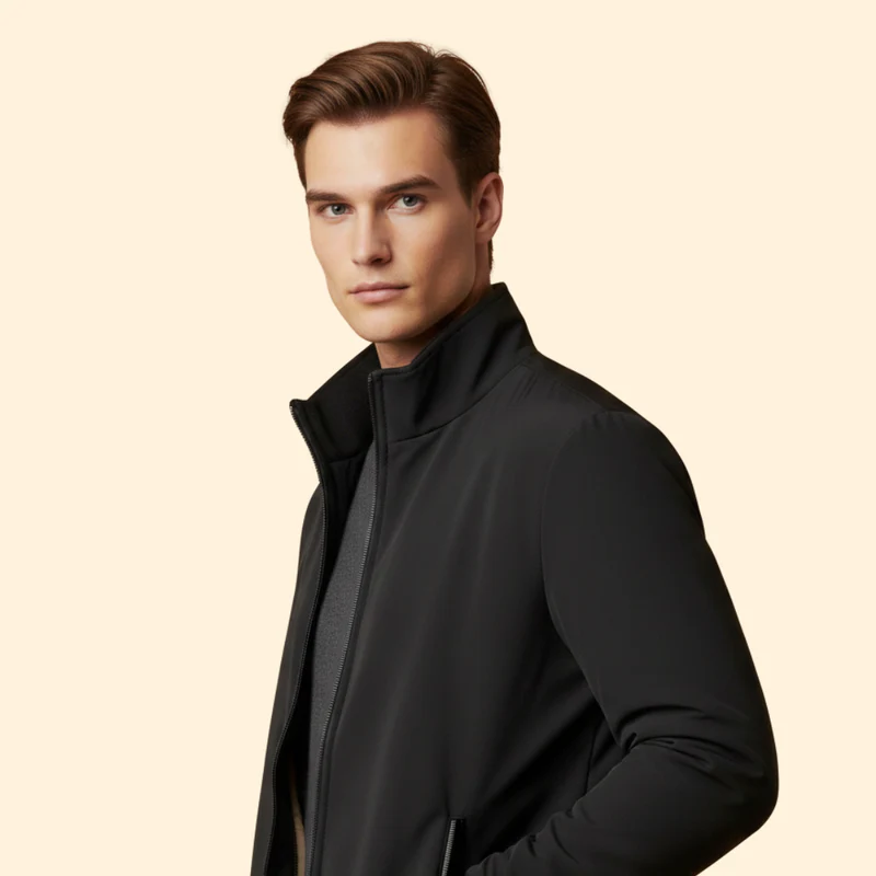 Men’s Puffer Bomber Jacket - Image 5