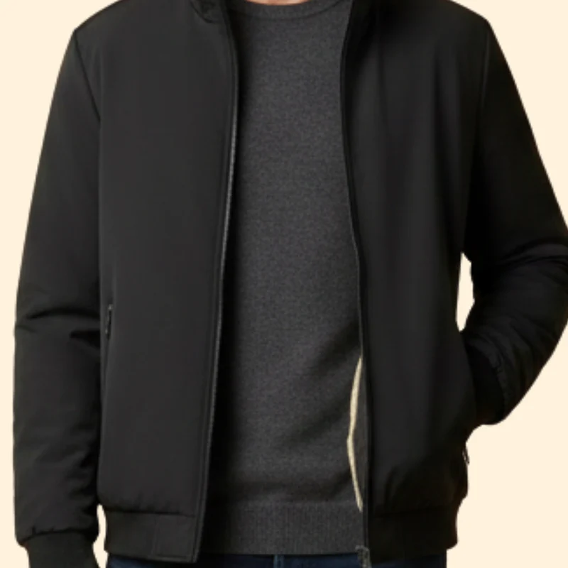 Men’s Puffer Bomber Jacket - Image 6
