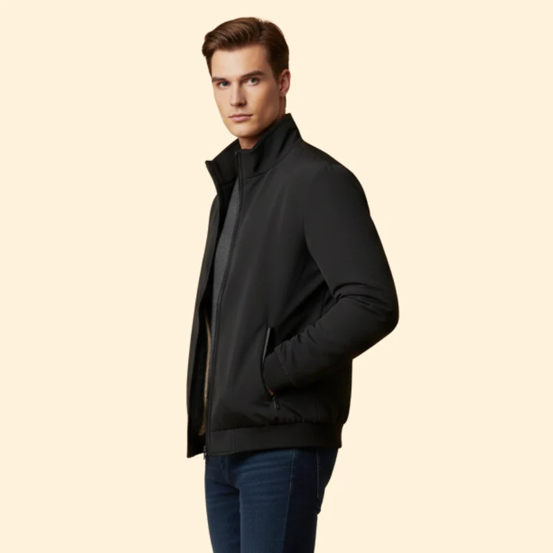 Men’s Puffer Bomber Jacket - Image 7