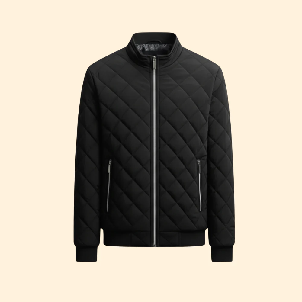 Men’s Quilted Bomber Jacket