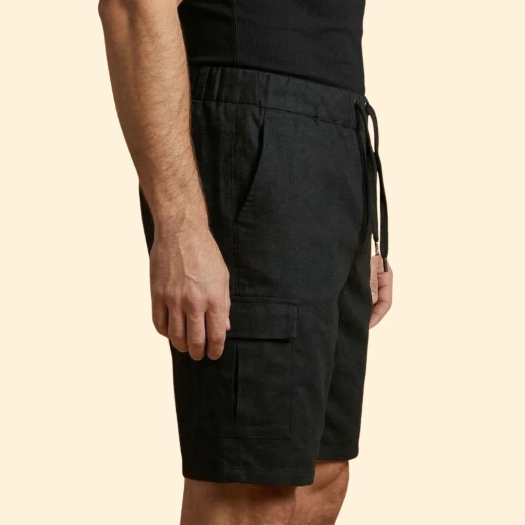 Men’s Relaxed Fit Cargo Shorts with Drawstring - Image 5