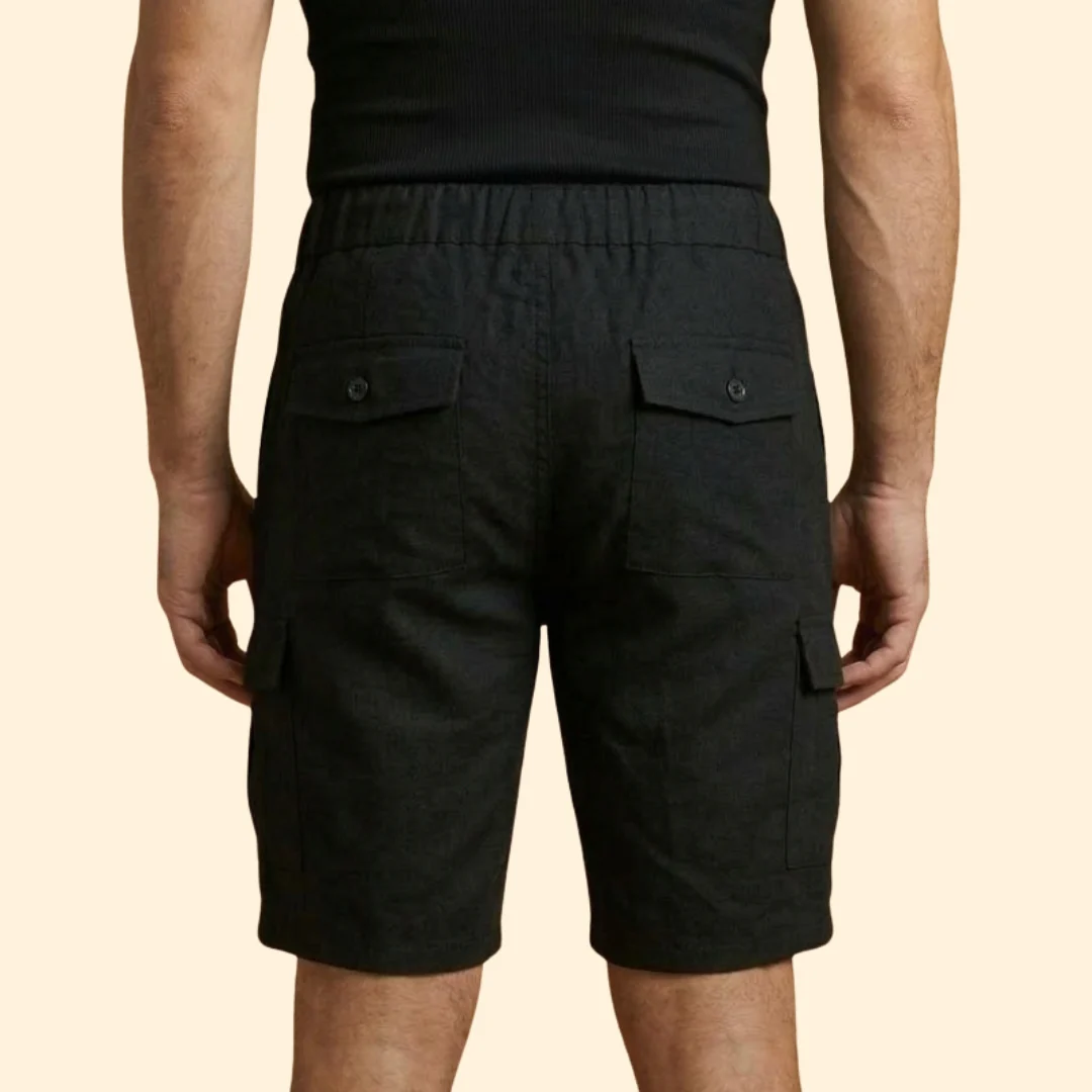 Men’s Relaxed Fit Cargo Shorts with Drawstring - Image 6