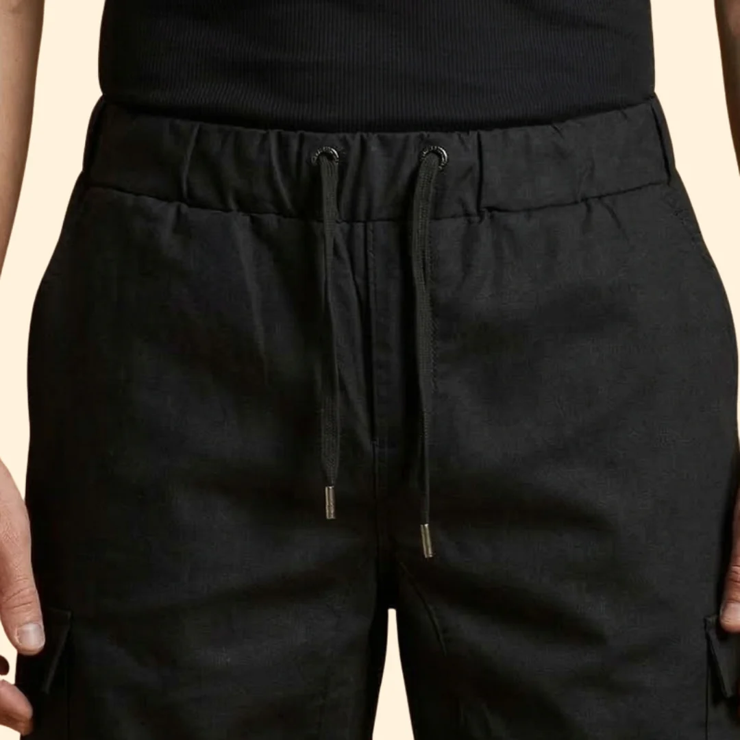 Men’s Relaxed Fit Cargo Shorts with Drawstring - Image 7